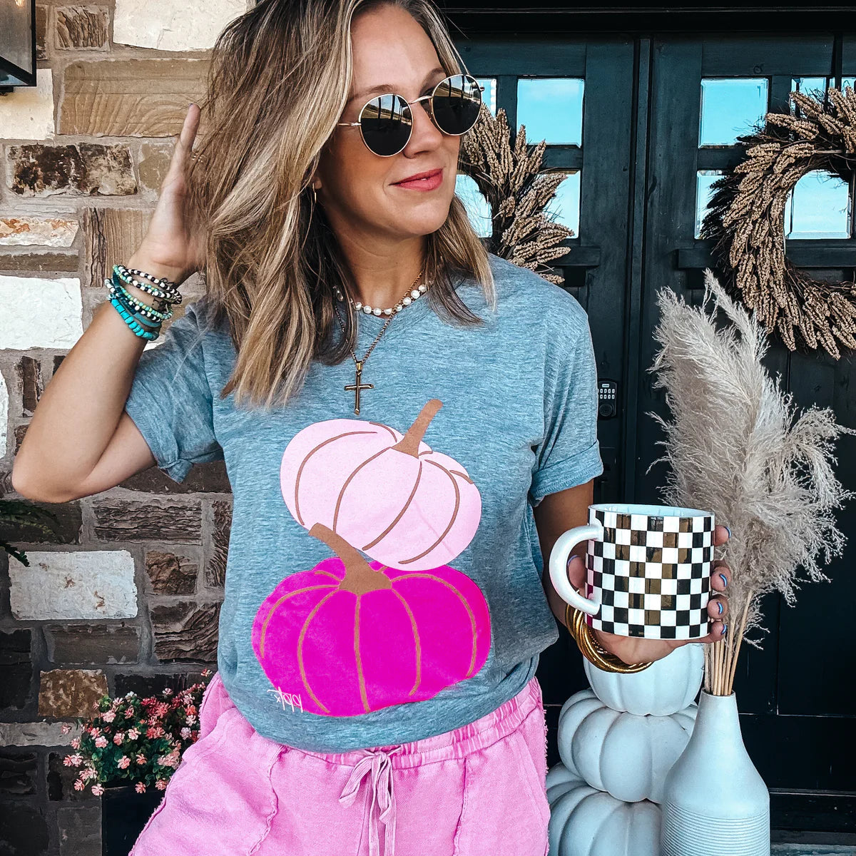 Pink Pumpkin Tee