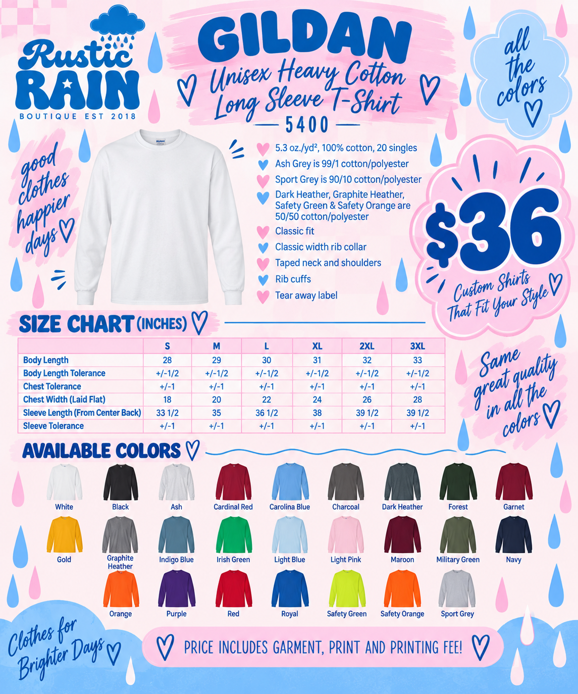 CUSTOM |Gildan Long Sleeve T-Shirt