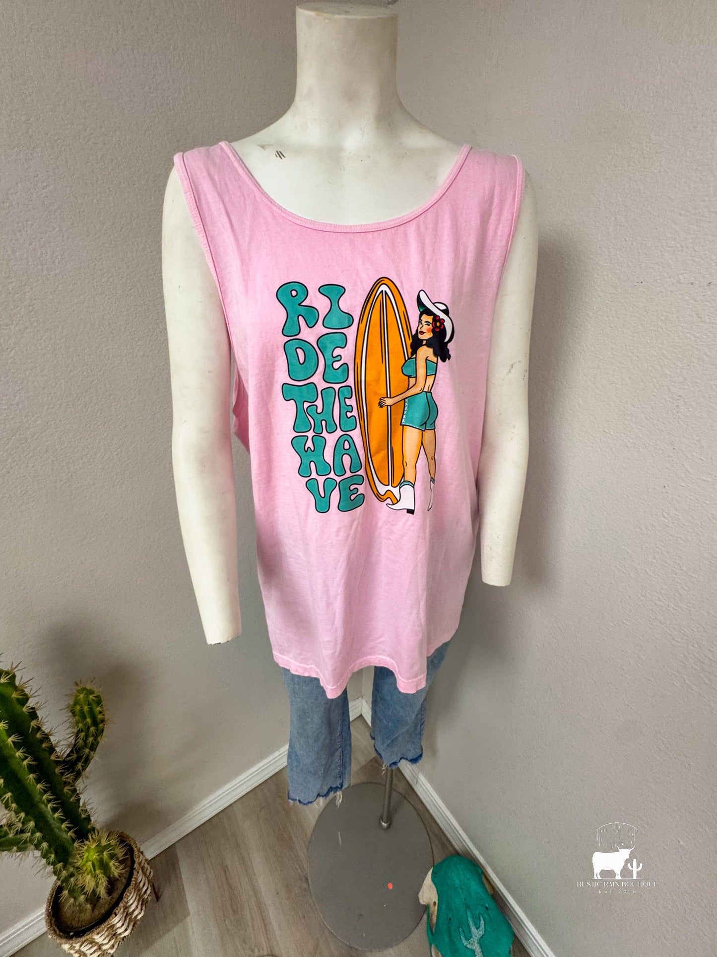 Ride the Wave - Comfort Color Tank