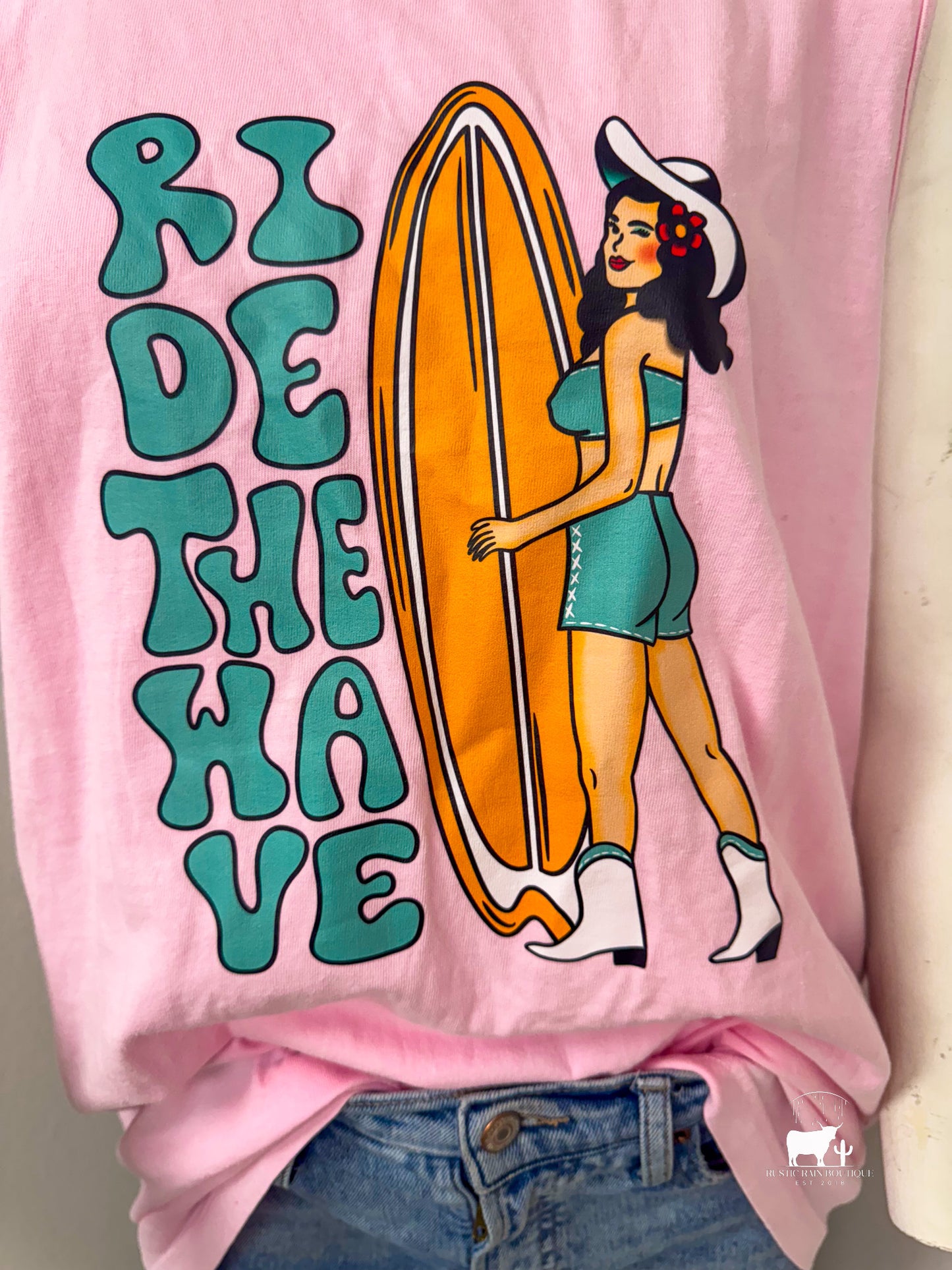 Ride the Wave - Comfort Color Tank