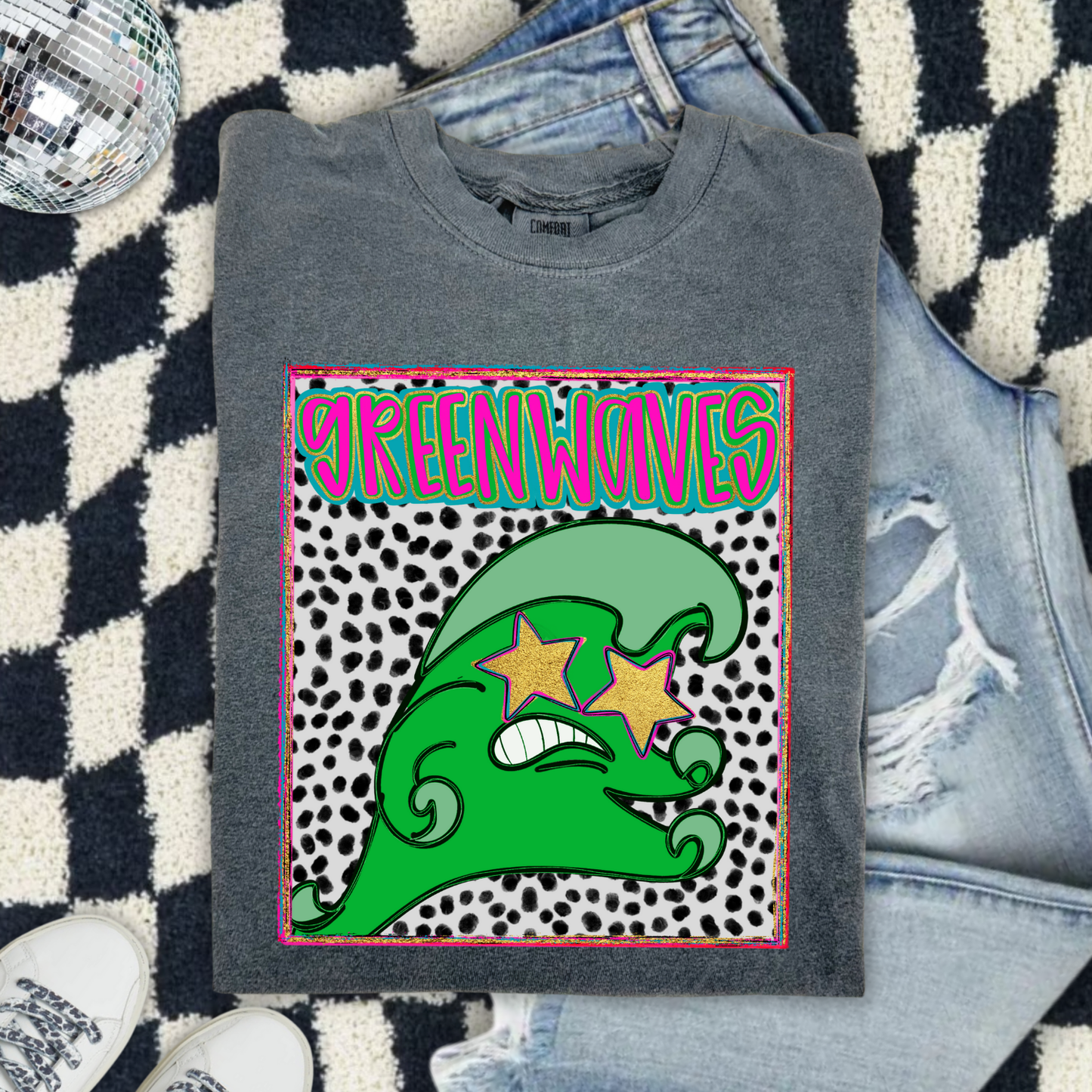 Preppy Mascots Greenwave