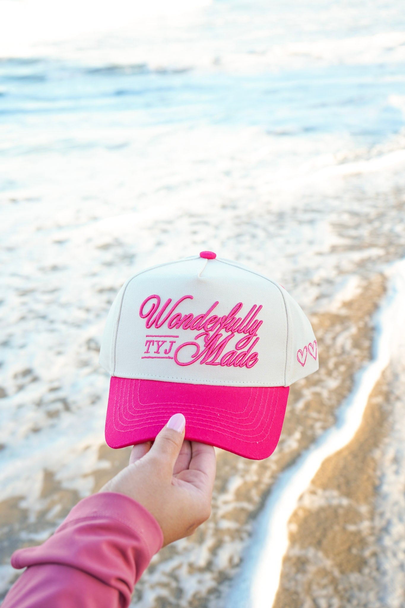 Wonderfully Made - Hot Pink Vintage Trucker Hat