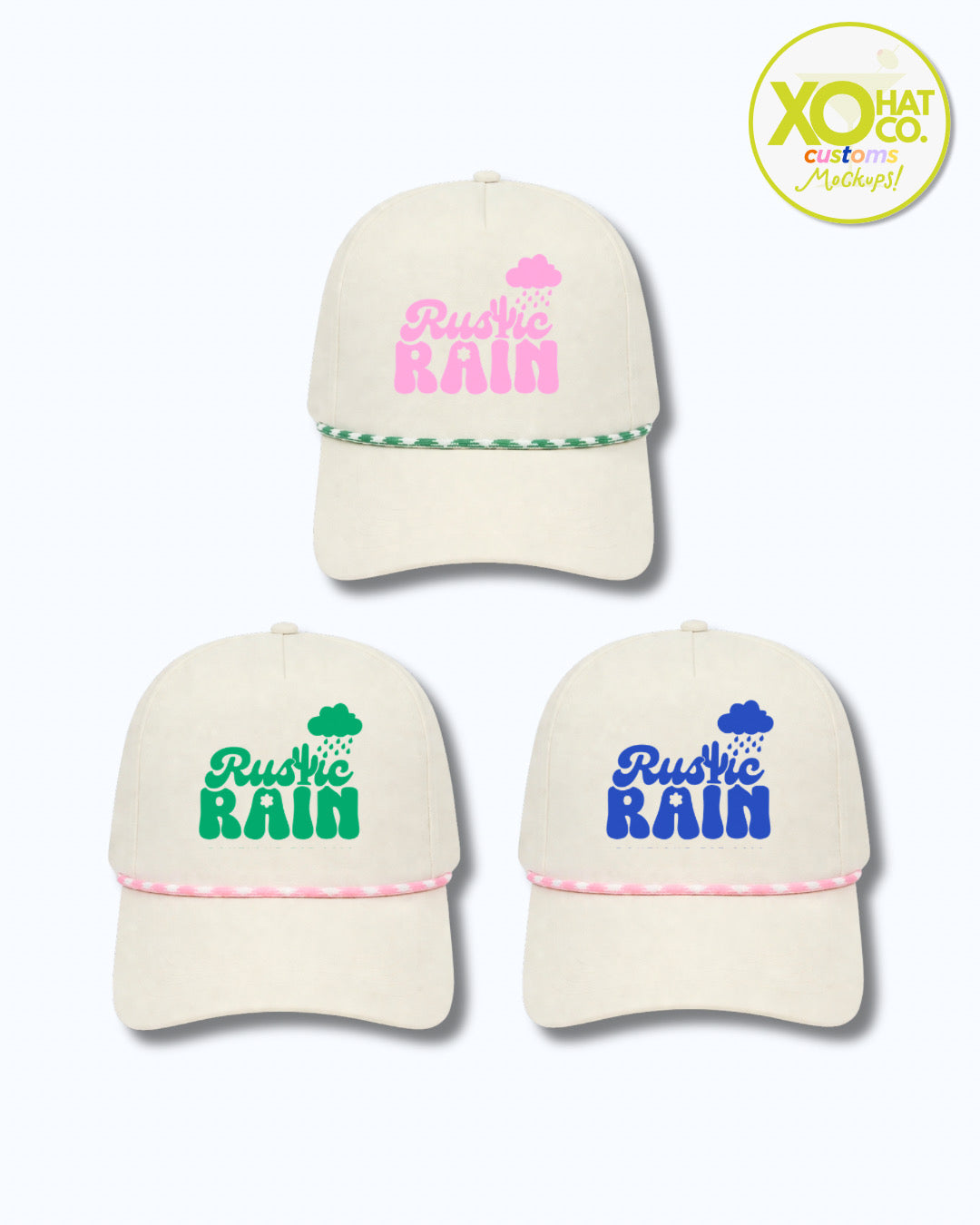 BLUE Logo Summer Rope Hats