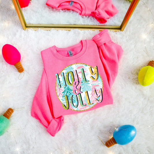 Holly Jolly Pink Graphic