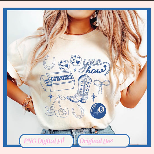 Cowgirl Yeehaw  - Graphic T