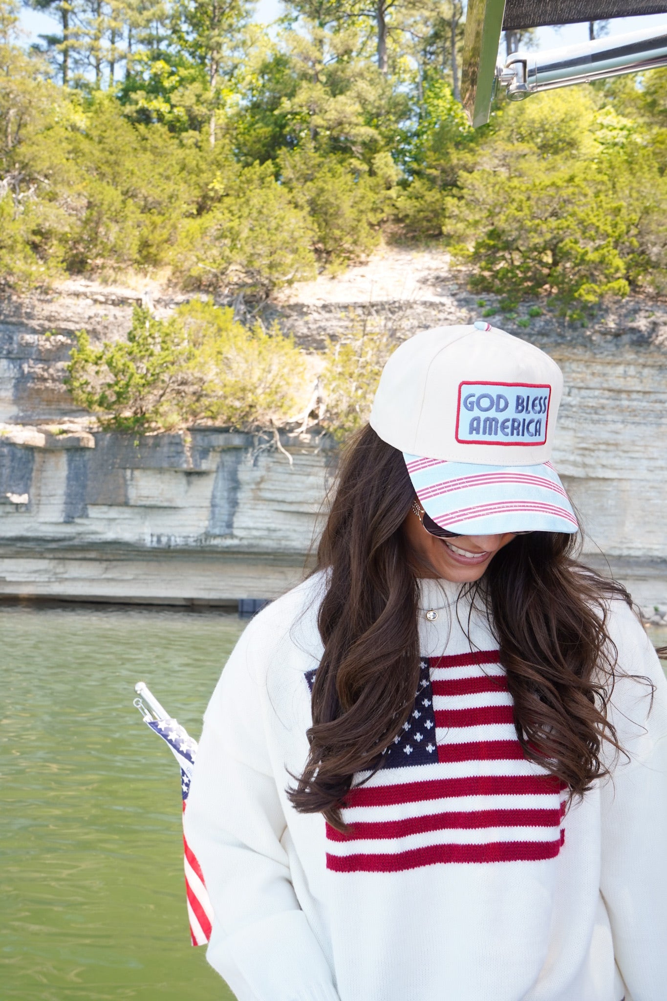 God Bless America - Vintage Trucker Hat