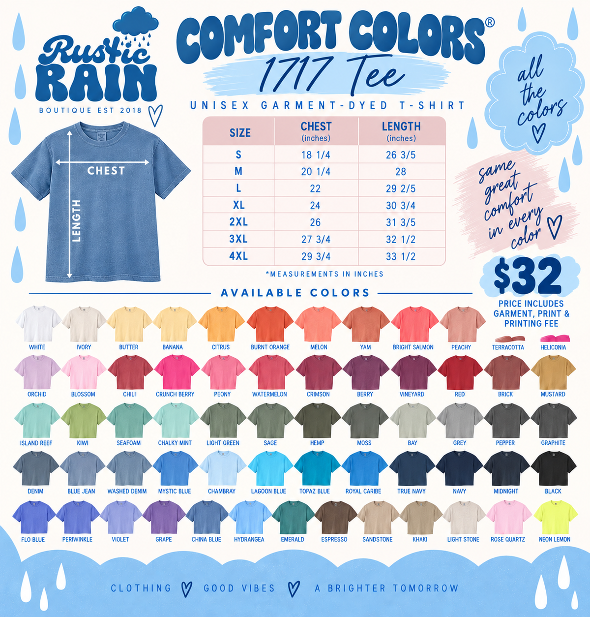 CUSTOM | Comfort Colors 1717 T-Shirt