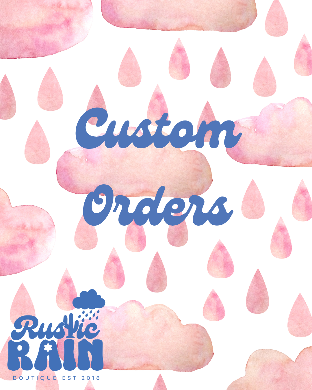 CUSTOM Order- Orders Less than 5 items