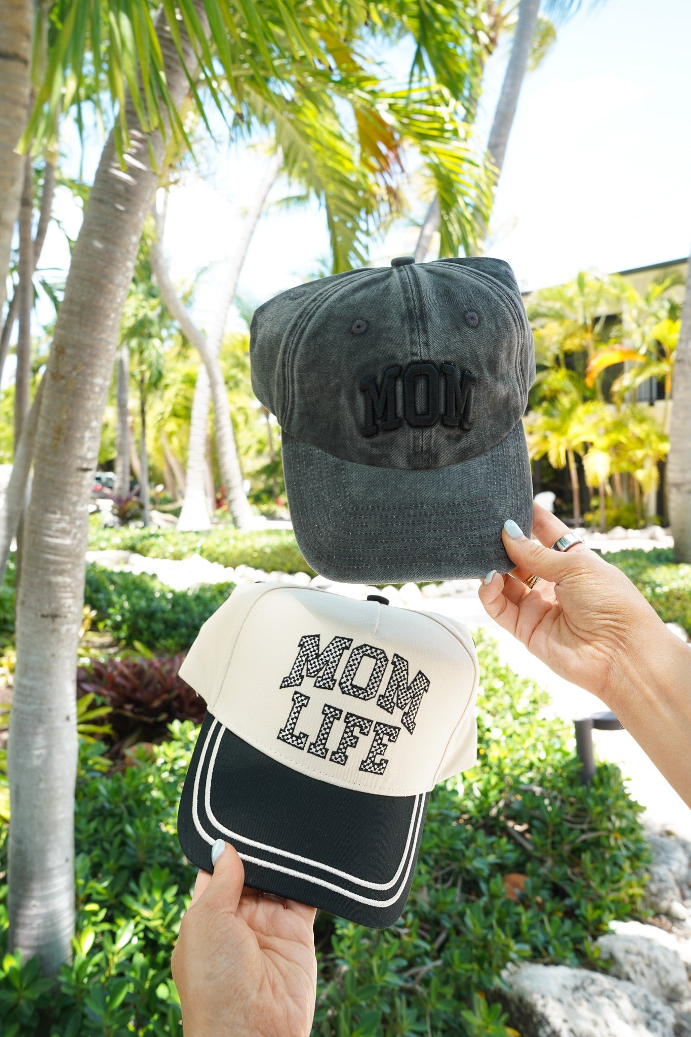 Mom Life - Black Vintage Trucker Hat