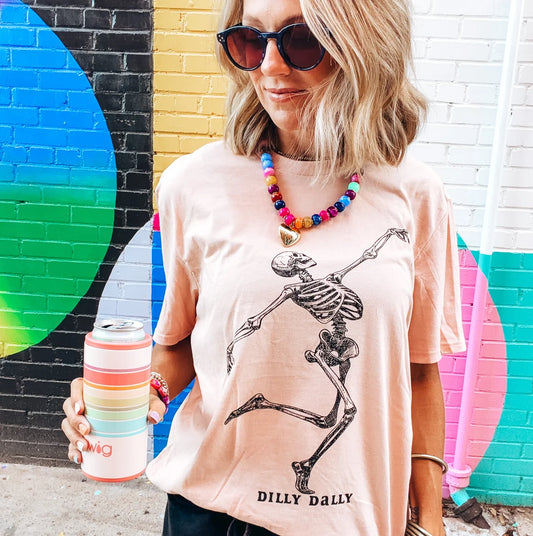 Dilly Dally Skelly Tee