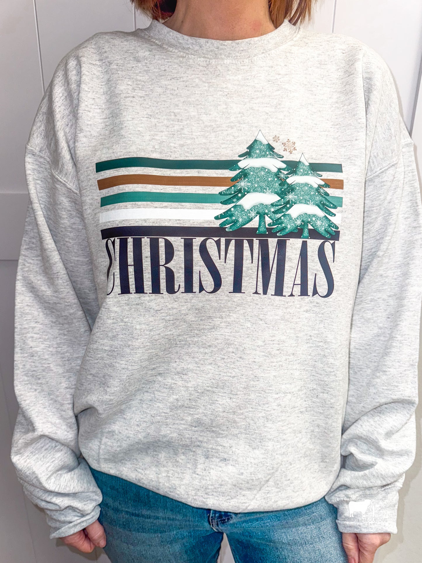 Retro Christmas  Crewneck