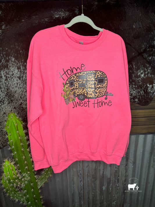 Happy Camper (light pink) - Crew