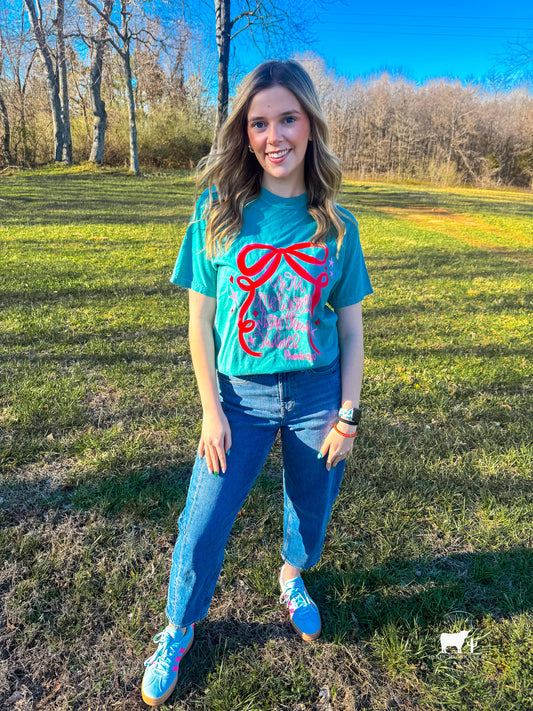 You are Worth More Than Rubies-Turquoise Comfort Color Graphic T