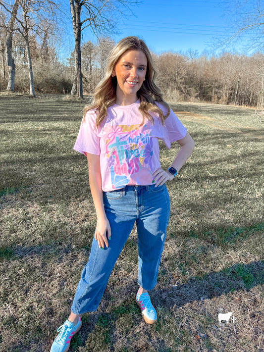 Three Days - Light Pink Gildan Brand Short Sleeve