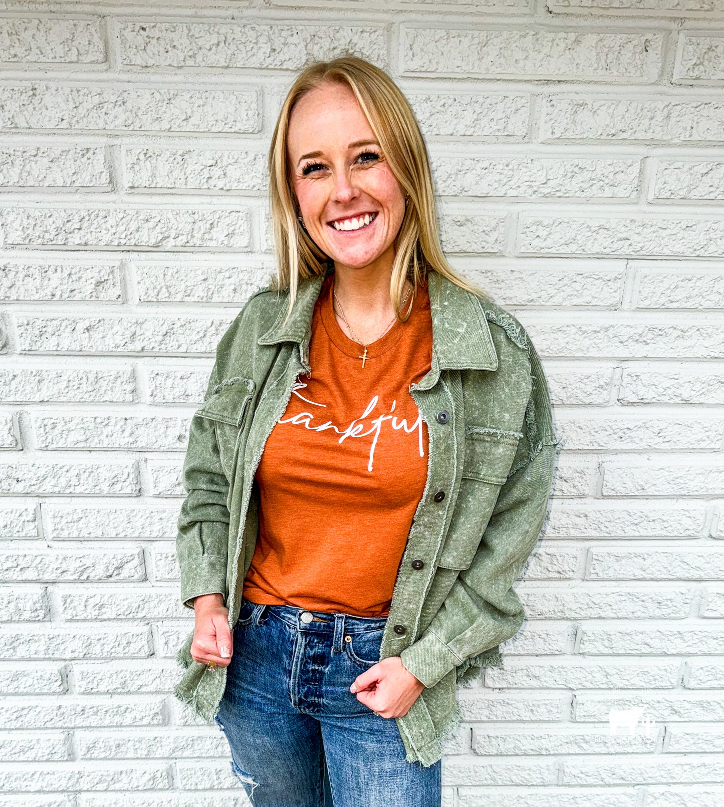 Thankful - Burnt Orange Graphic T