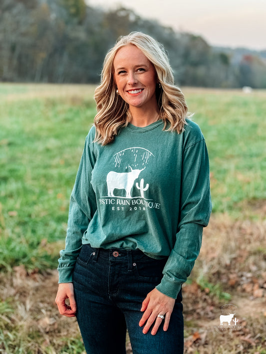 Rustic Rain Logo Long Sleeve