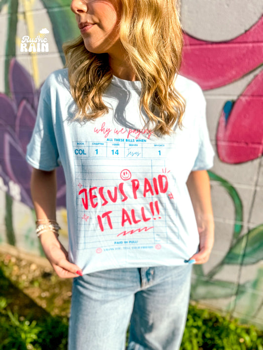 Jesus Paid It All Graphic