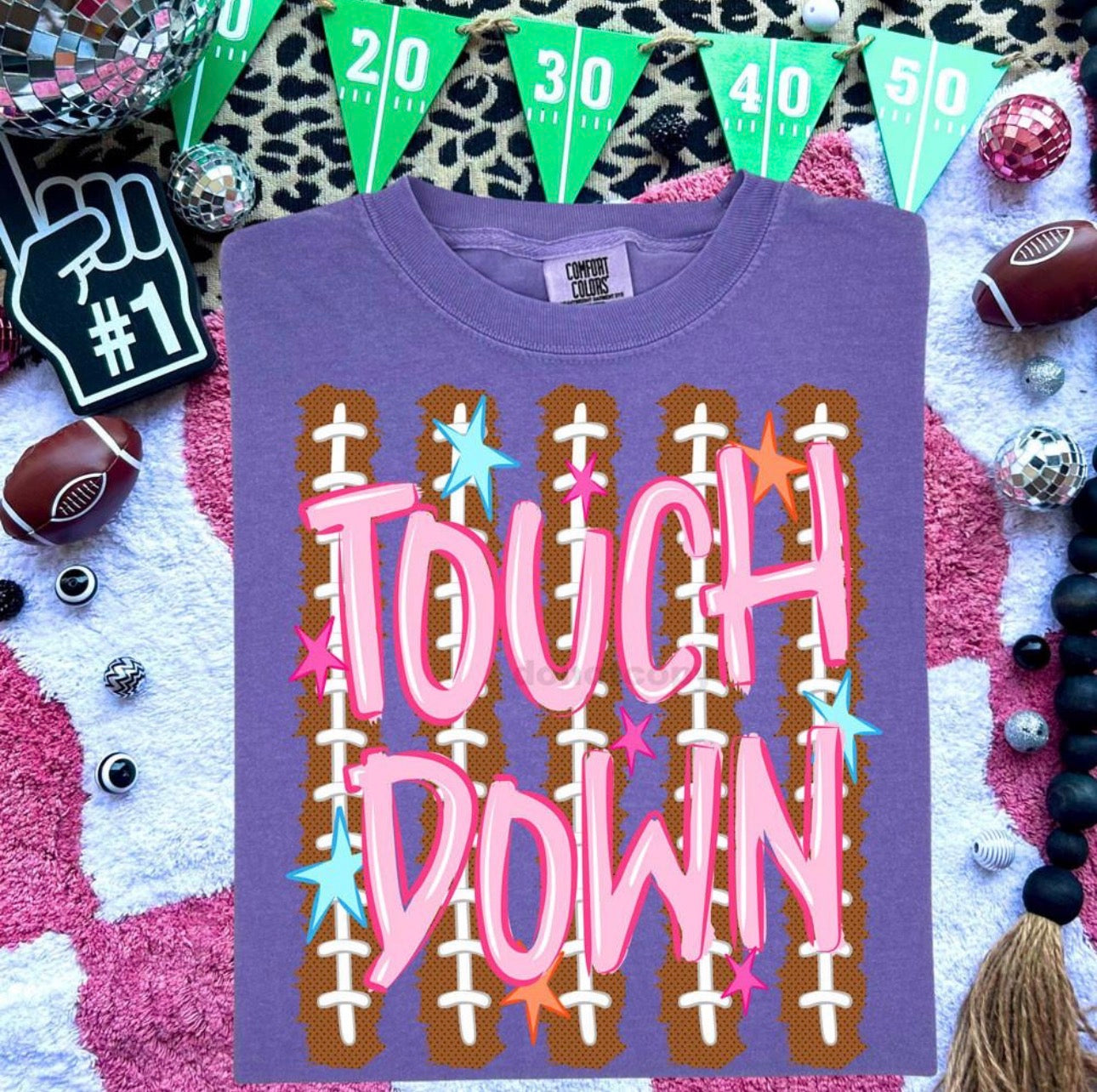 Touch Down Groovy Graphic