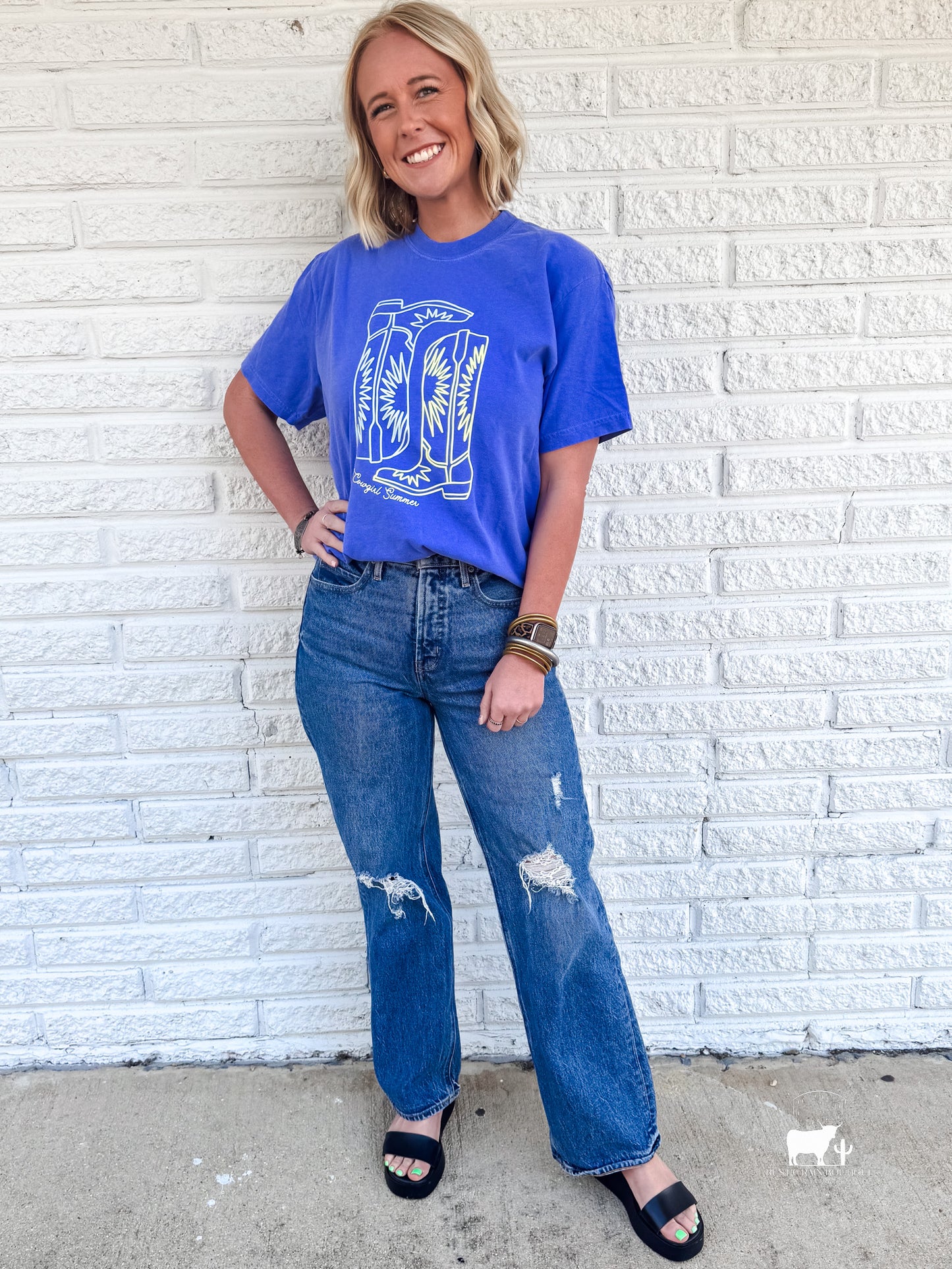 Neon Boots - Graphic T