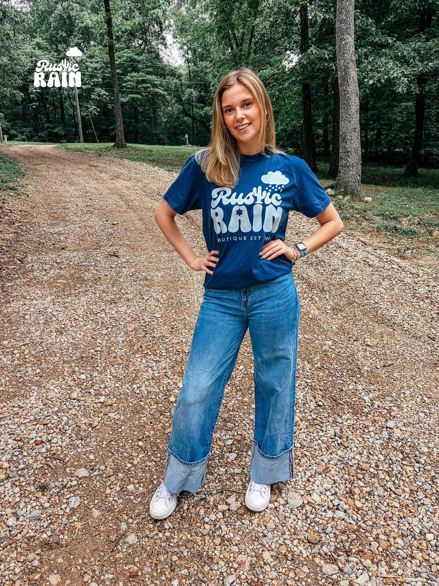 RRB Blue Jean Logo Graphic