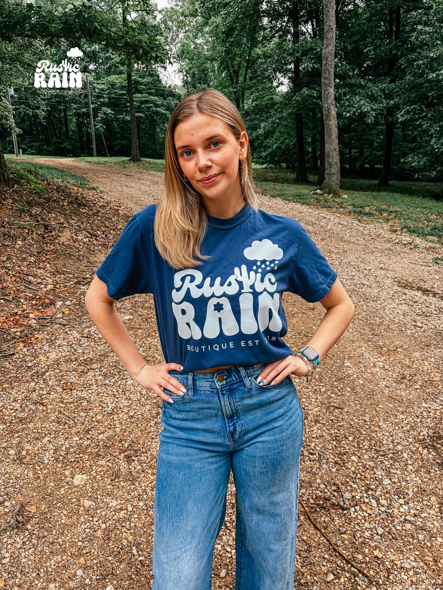 RRB Blue Jean Logo Graphic