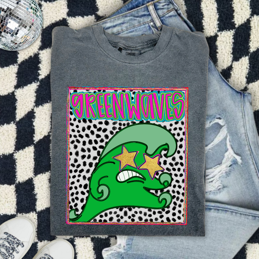 Preppy Mascots  Greenwave