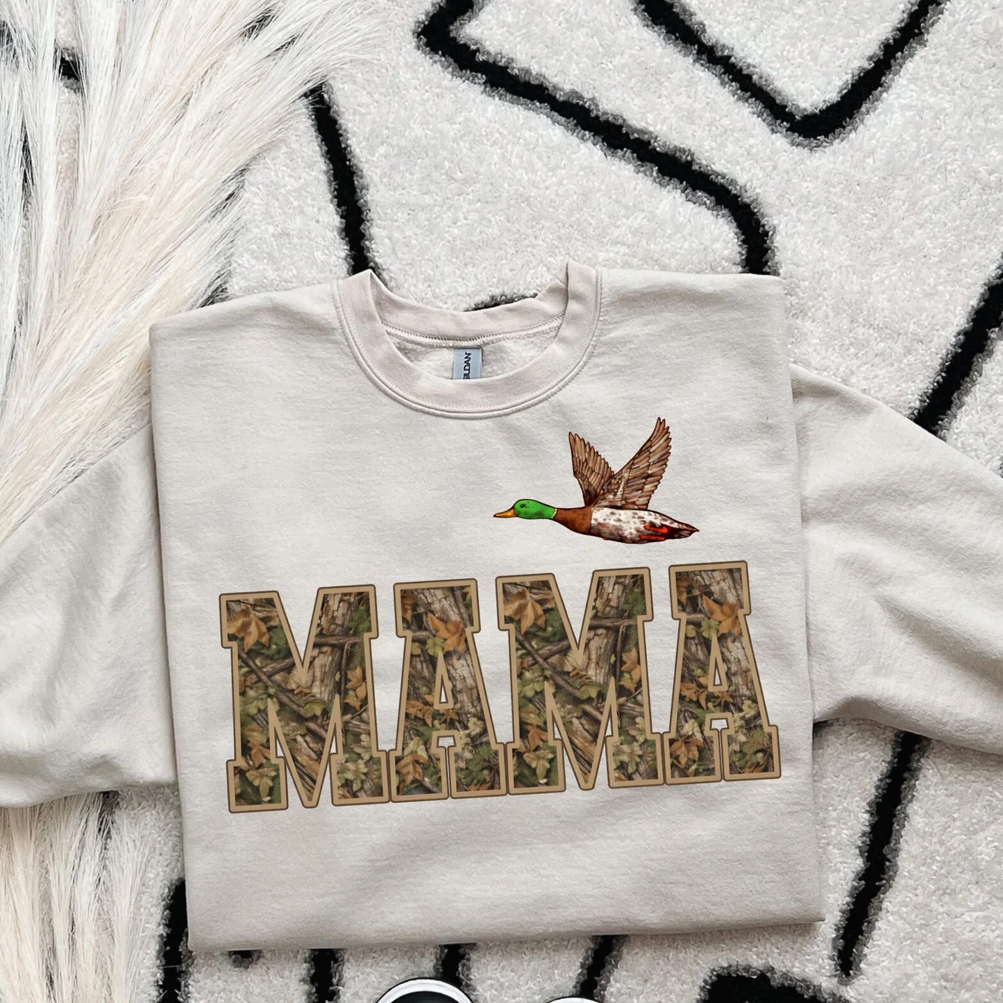 Camo MAMA Adult Graphic