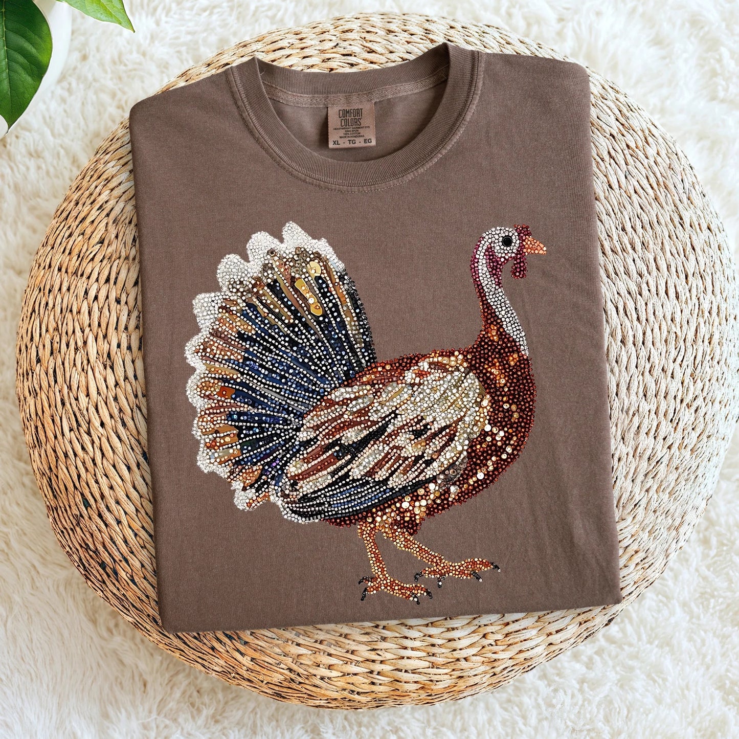 Rhinestone Turkey Graphic