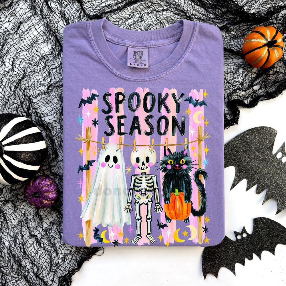 Spooky Season Friends Adult Graphic