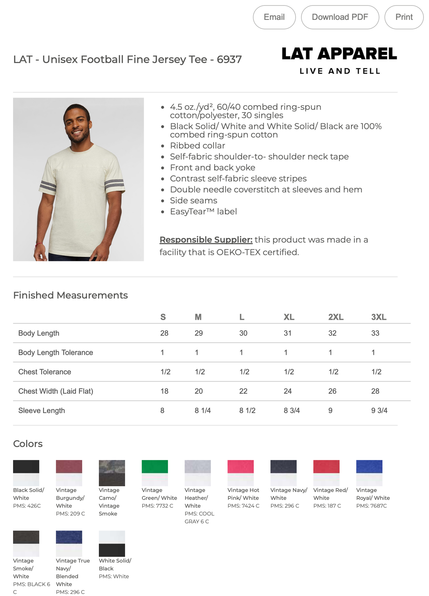Preppy Touchdown Adult Graphic