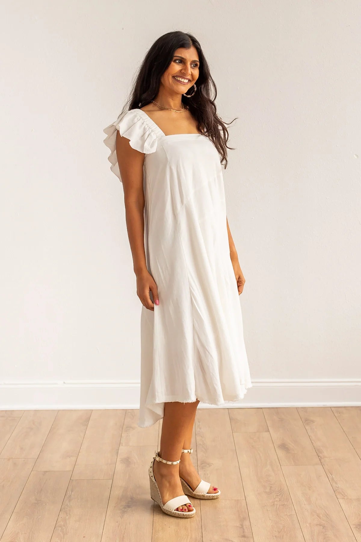 Cozumel Breeze White Versi Dress